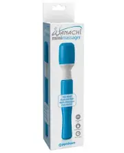 Wanachi Blue Multi Speed Waterproof Mini Wand Massager by Pipedream Products