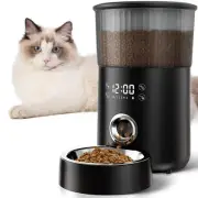 Automatic Cat Feeders for Indoor Cats with Timer, 4L Capacity