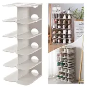 ACPOP 6-Tier Shoe Rack Storage Organizer, Adjustable Shoe Shelf, Free-Standing