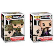 Funko POP! Retro Toys - GI Joe Figures - SET OF 2 (Leatherneck & Dr. Mindbender)