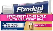 [Fixodent] Ultra Max Hold Denture Adhesive, 2.2 oz, (Packaging May Vary)