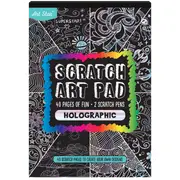 Art Star A5 Scratch Art Holographic 40 Sheets
