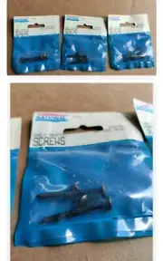 3 Packs National V151 Antique Black Shelf Bracket Screws