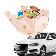Xvilmaun Car Toy Organiser Bag, Backseat Organiser Bag, Organiser Bag Between Two Seats, Large Capacity Hammock Organiser, Folded Reusable Shopping Bags