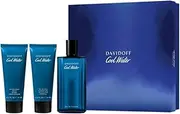 Cool Water by Davidoff for Men - 3 Pc Gift Set 4.2oz EDT Spray, 2.5oz Shower Gel, 2.5oz After Shave Balm