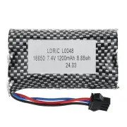 7.4v 1200mah Li-ion Battery For WPL B1 B16 B24 B36 C1 C24 C34 JJRC Q60 Q61 Q65 MN 90 RC Car Parts
