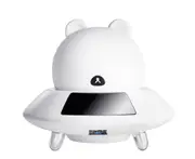 F35 Creative Cute Bear Shape Small Alarm Clock Colorful Wake-up Lamp Charging Cartoon Desktop Led Bedside Clock Decoration Clock