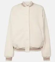 The Upside Banks teddy bomber jacket