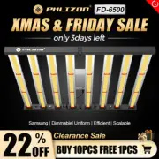 PHLIZON FD6500 Full Spectrum LED Grow Light Bar 640W Foldable Plant Growing Lamp