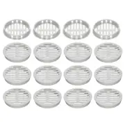 20Pcs 60mm/2.4in Air Vents Circular Soffit Vents, Light Grey Soffit Vent Cover