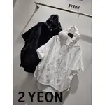 2YEON 網眼拉鍊連帽襯衫(2 種顏色) (MESH ZIPPER HOOD SHIRT)