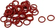 Washer, Seal Gasket Washers,Rubber washers Nitrile Rubber O-Rings,50Pcs 8mm x 1mm Rubber O-Rings Heat Sealing Ring Grommets Red