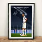 Cristiano Ronaldo Juventus 2020 Motivational Quote Autographed Poster Print