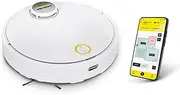 Kärcher RCV 3 Robot Vacuum Cleaner and Mop,Smart App Control, LiDAR Navigation Mapping, Room and Obstacle Detection,120min Runtime, 500ml Dirt Container, 2500Pa Suction, 0.6kg