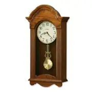 Jayla Oak Finish Quartz Wall Clock