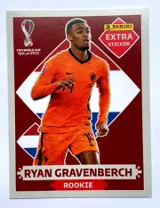 2022 FIFA WC Qatar 2022 Panini #20 RYAN GRAVENBERCH RC Netherlands EXTRA BASE