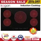 Kogan 90cm Electric Induction Cooktop 5 Zone Cooker Touch Controls Auto Off