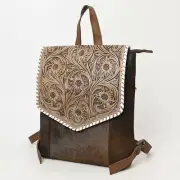 OH Ohlay Bags OHG190 Backpack Hand Tooled Genuine Leather Women Bag Western