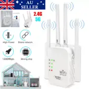 5G 1200Mbps WiFi Extender Dual Band WPS Internet Repeater Booster Amplifier Tool