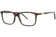 Gucci GG1159O 003 Eyeglasses Frame Men's Havana Full Rim Rectangle Shape 56mm