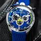 【BOMBERG】BOLT-68 系列 全鋼藍面XL賽車計時碼錶