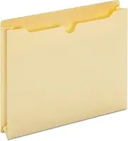 Universal Economical File Jackets with Two Inch Expansion, Letter, 11 Point Manila, 50/Box