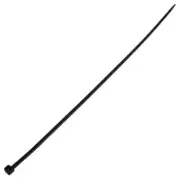 K4 Self Locking Tie Wrap, 17" Black Nylon Zip Tie. Qty 100 Per Pack