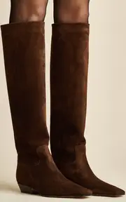 [Khaite] Marfa Classic Suede Boots