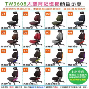 【GXG 吉加吉】雙軸枕 DUO KING 記憶棉工學椅 4D平面摺疊扶手(TW-3608 EA1H)