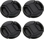 OSOLADY 55mm Camera Lens Protector Covers 4pcs Center Pinch Lens Covers Camera Accessories