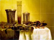 Art Still Life Wine Mural Ceramic Backsplash Tile #278