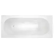 Decina Prezzo 1650 Inset Bath (Tile Bead) White PZ1650W