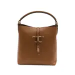 [Tod's] Tod's T Timeless Leather Tote Bag ONE SIZE BROWN
