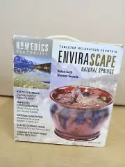 Homedics Envirascape Natural Springs WF-SPR Tabletop Relaxation Fountain NOS