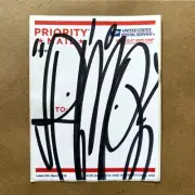 Rime Signed Usps Priority 228 Original Sticker Label Graffiti Art Handstyle Msk