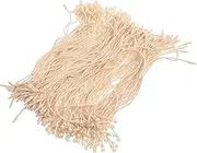 TEHAUX 200Pcs Hanging Tag Fasteners Durable Clothing Tag Ties Versatile Rope Locks for Easy Labeling for Clothes Hats More