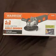 Warrior Slide Switch Angle Grinder 4.3 AMP NEW IN BOX “In Time For Father’s Day”
