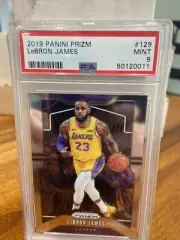 2019 Prizm Lebron James PSA 9 #129 Cavaliers Lakers