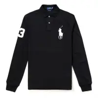 在飛比找Yahoo奇摩購物中心優惠-Ralph Lauren Polo 經典刺繡大馬長袖POLO