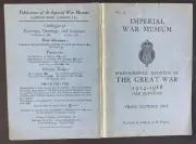 Imperial War Museum Information WWI Booklet Picture Book No 3 Air Services