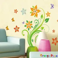 在飛比找蝦皮商城優惠-【橘果設計】星星花 壁貼 牆貼 壁紙 DIY組合裝飾佈置