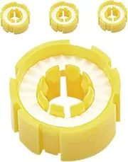 KOMBIUDA 4pcs Life Vest Bobbin Replacement Automatic Inflator Device Replacement Life Jacket Vest Bobbin Automatic Life Jackets Inflator Device Portable Life Jacket Bobbin Yellow Plastic