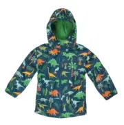NWT Stephen Joseph - Dino print hooded raincoat, sz 2T
