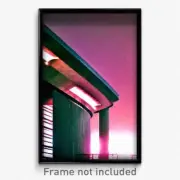 Pixel Art Poster - Sharp Barbican (8 Bit Psychedelic Trippy Video Game Print)
