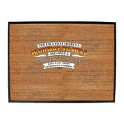 The Fact That There Is A Highway To Hell Stairway To Heaven - Funny Novelty Doormat Man Cave Floor mat