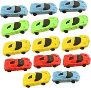 Toyvian 36Pcs Car Shape Erasers Fun Lovely Stationery for Classroom Rewards Party Favors for Back to School Collectibles