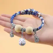 Fleas And Ticks Treatment & Prevention Collar With Bell Camphor Wood Insect Repellent Pet Necklace blue 35-50cm