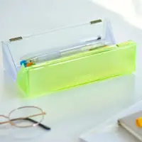 在飛比找momo購物網優惠-【KING JIM】CHEERS! PVC磁吸方形鉛筆盒