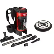 Milwaukee Wet/Dry Vacuum 8V Li-Ion 3-in-1 Backpack 1-Gal. Brushless+Crevice Tool