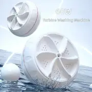 60W Portable Turbo Washing Machine Hight Power Mini Ultrasonic Washer forClothes